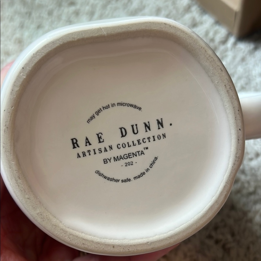NWT Rae Dunn Coffee cup Necesito Cafe ☕️ Español - Picture 2 of 2